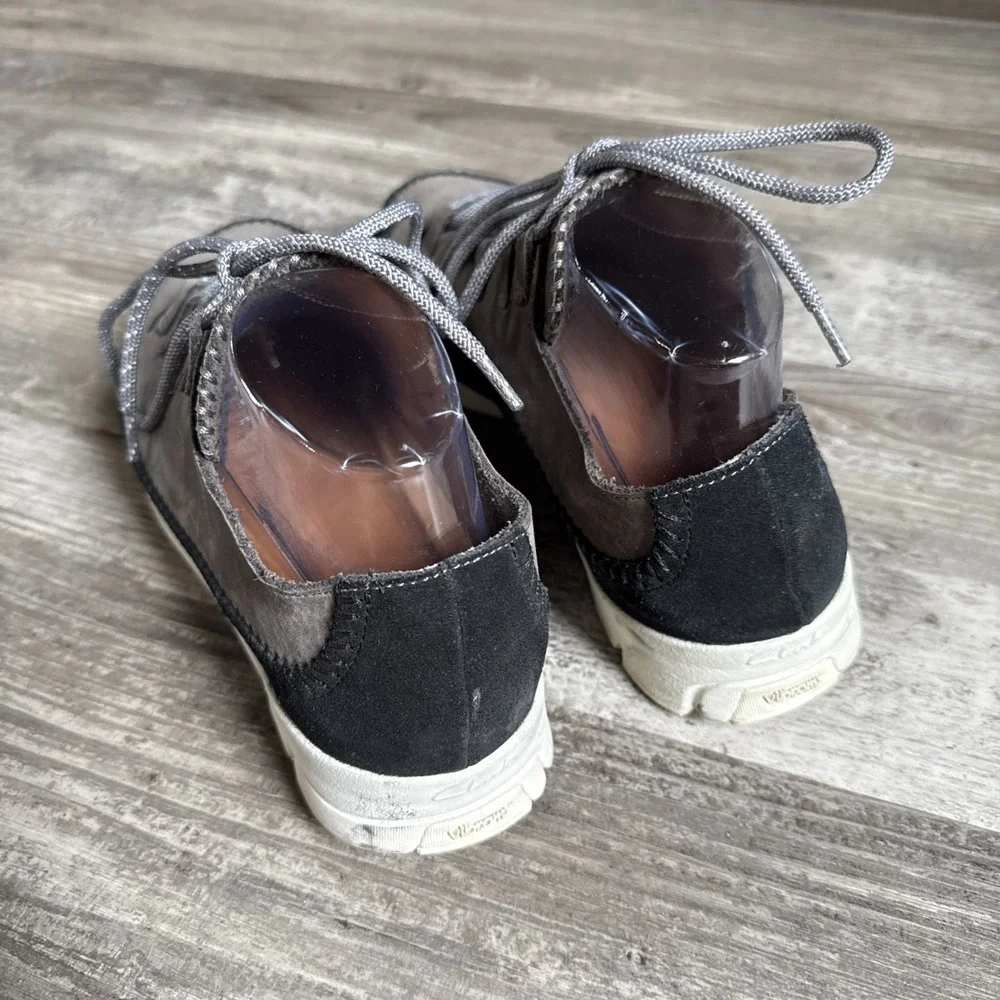 Clarks Men's Original's Trigenic Flex 2 Grey /Black Nubuck Shoes Size US 7.5